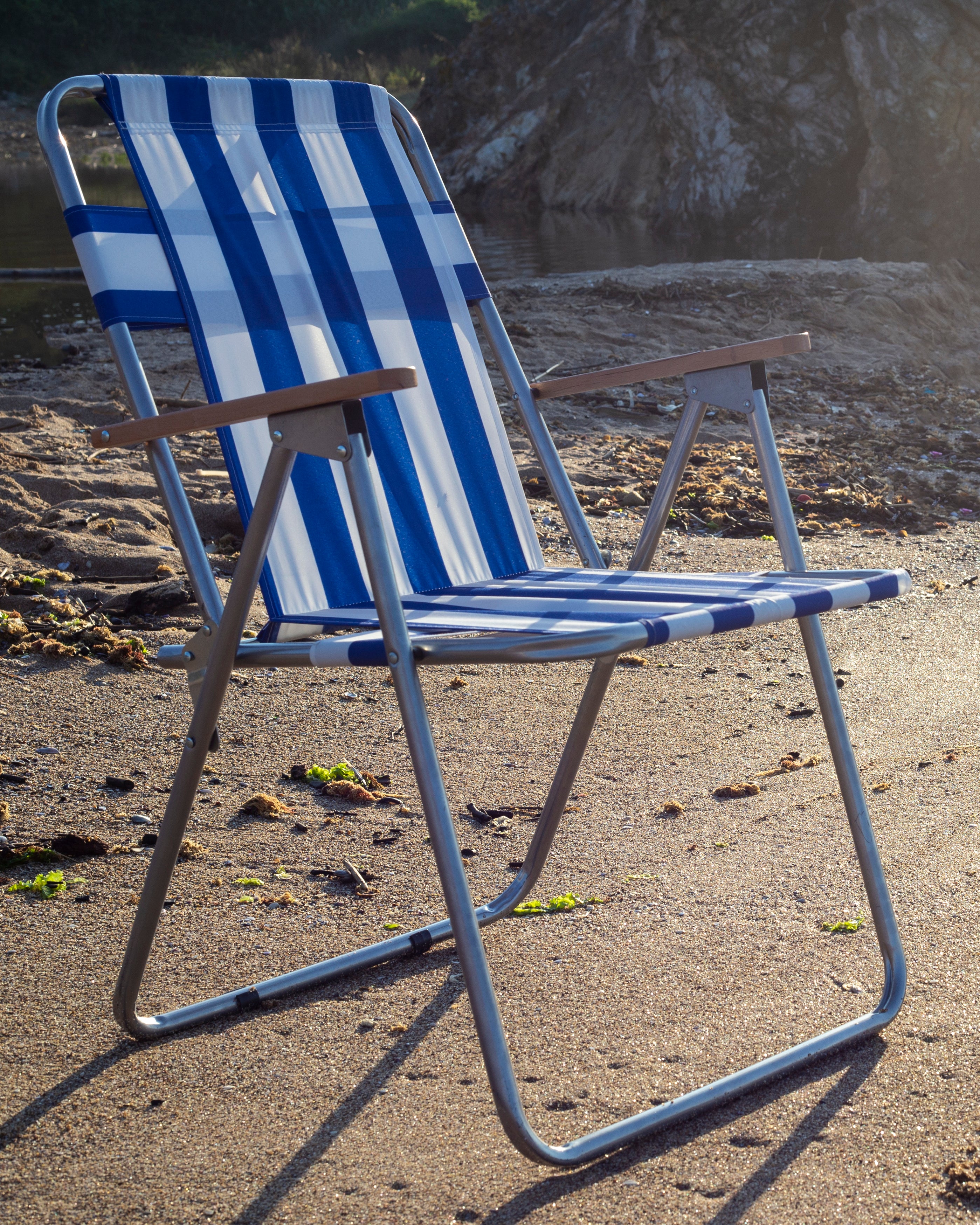 Portable Beach Chair (Striped)
